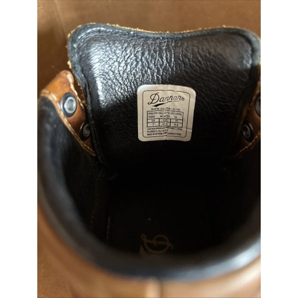 Danner Logger 917 Wood Thrush Boots Women's‎ 7 Leather Vibram Sole Blem